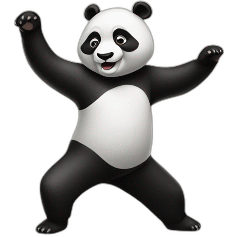 dancing panda emoji