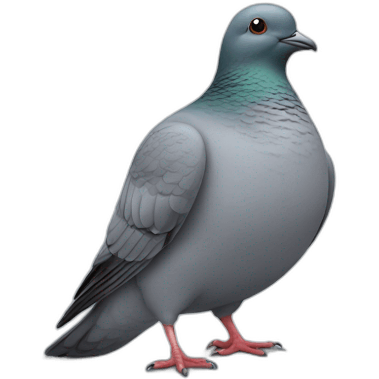 fat pigeon apologizing emoji