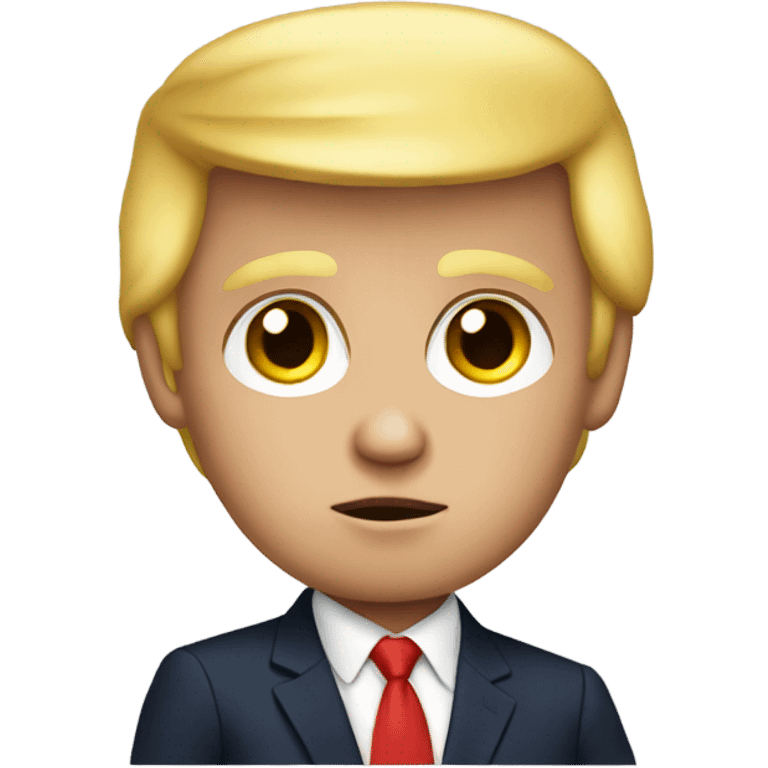 Donald Trump as a child emoji