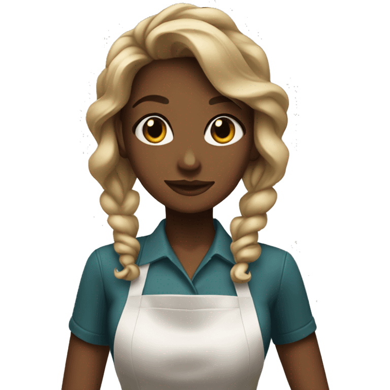 aesthetics girl barista emoji