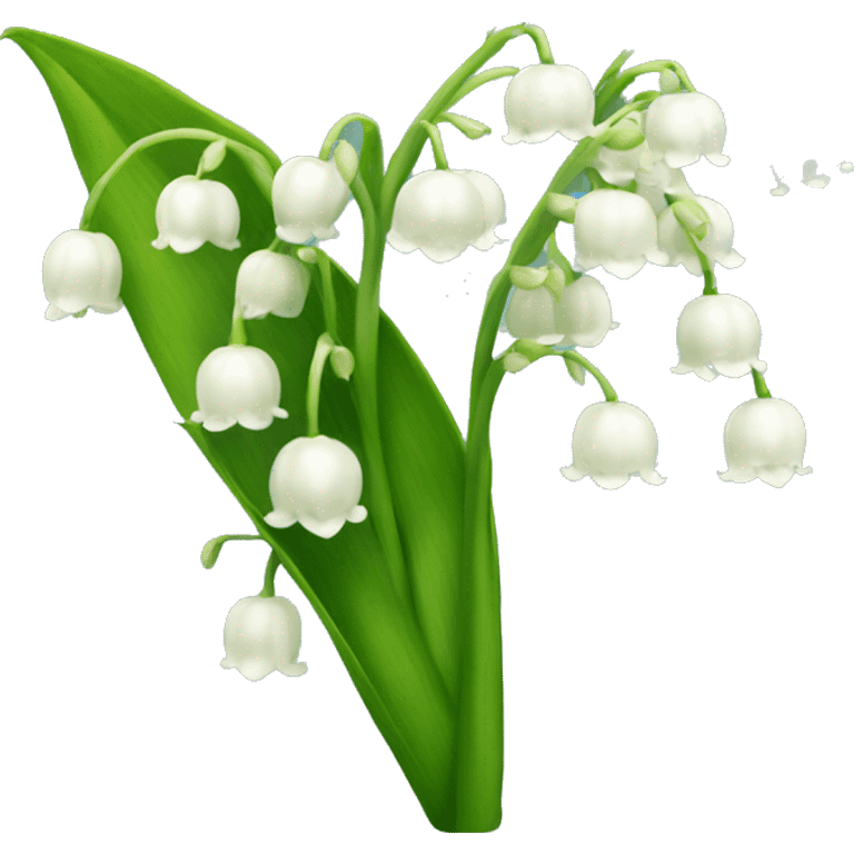 Lily of the valley flowers emoji