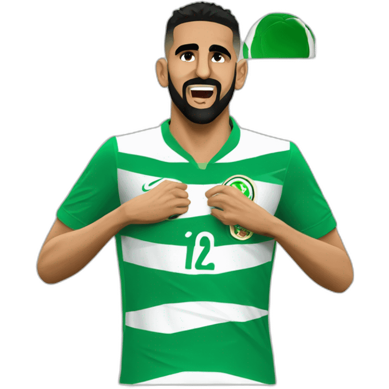 Riyad Mahrez algeria emoji