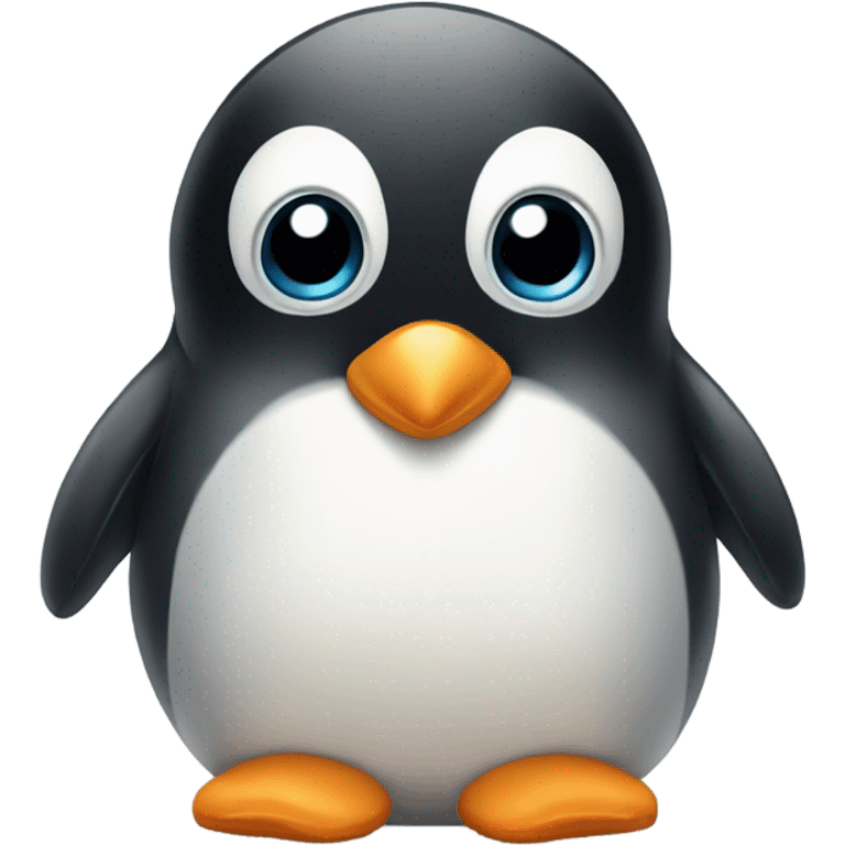 Sad baby penguin  emoji