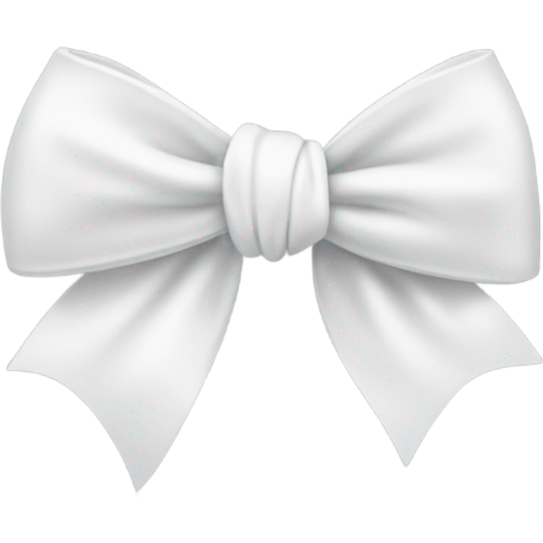 white bow emoji