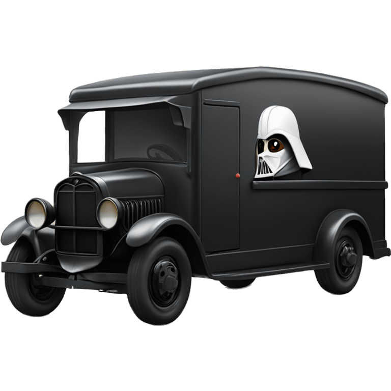 1925 Darth Vader Grumman mail truck emoji