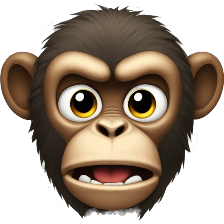 Angry monkey emoji