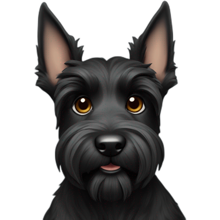 scottish-terrier-dog-black emoji