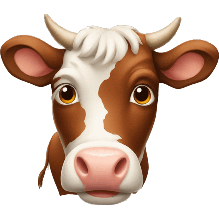 Brown cow emoji