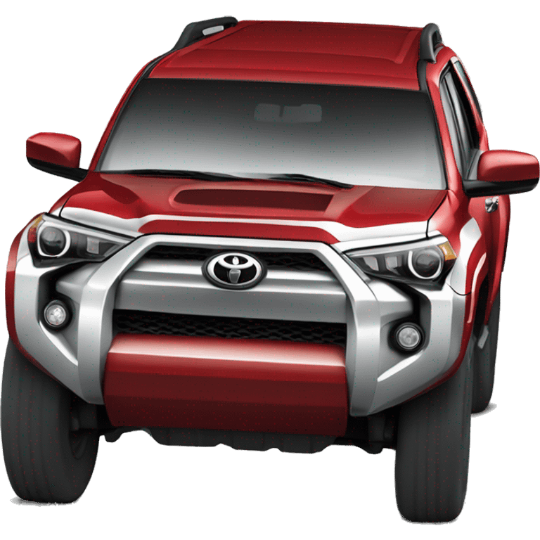 Toyota 4runner color rojo  emoji