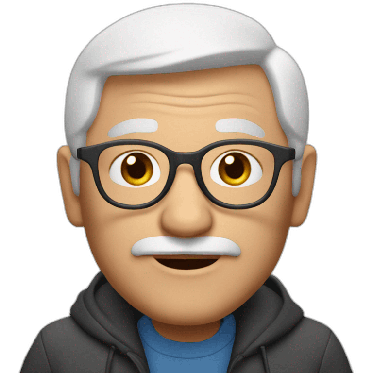 Memoji grandpa europ emoji