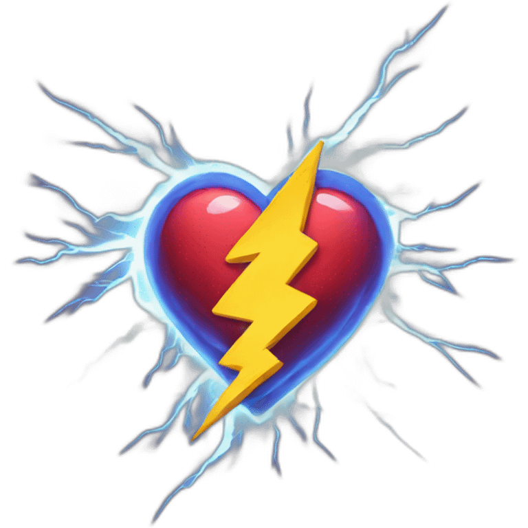 Lightning Heart emoji