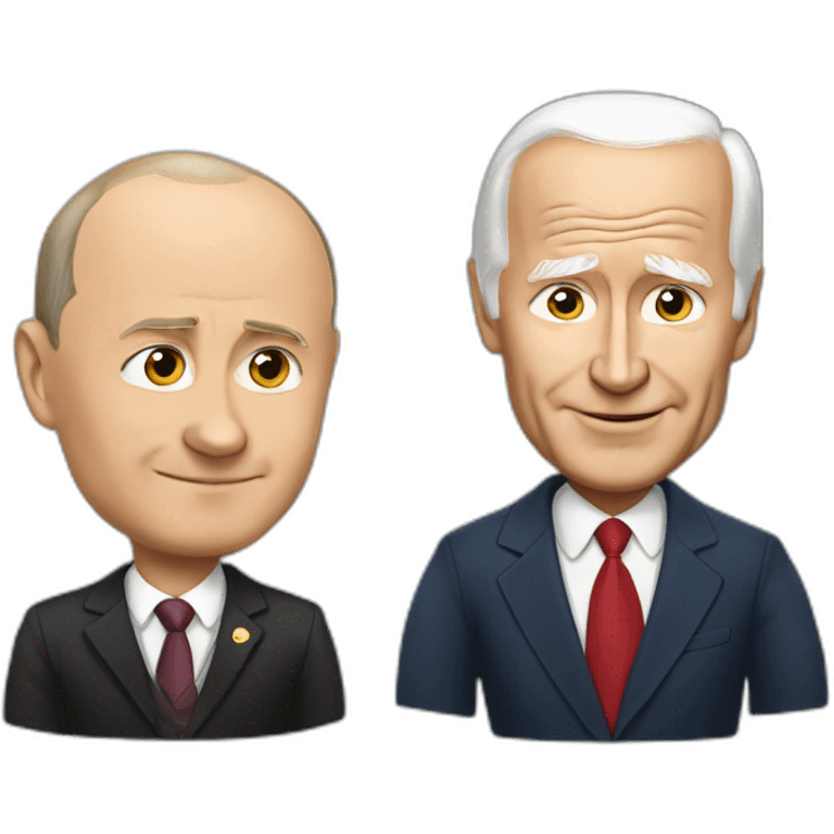 who is stronger Vladimir Putin or Joe Biden emoji