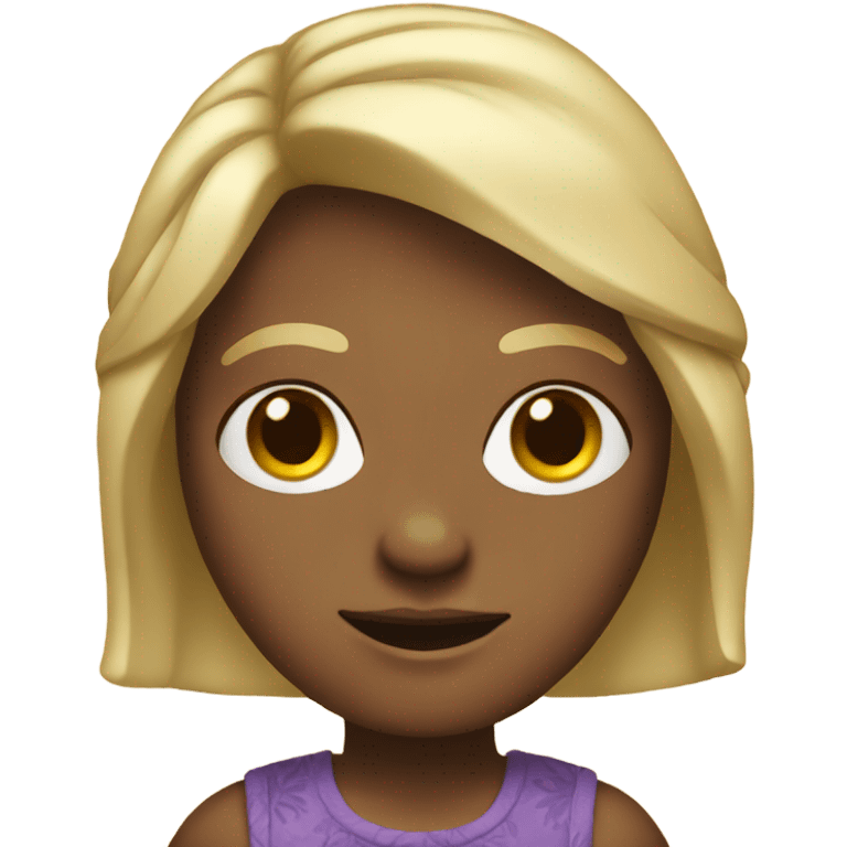 Hippie with blonde bob headband  emoji