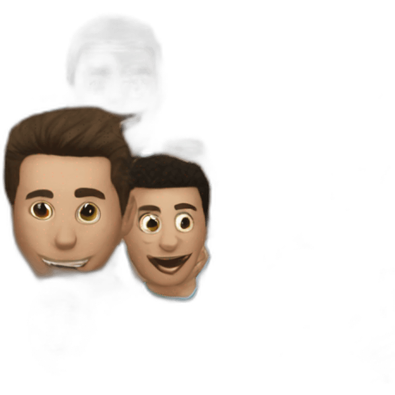 RONALDO  AVEC MESSI emoji