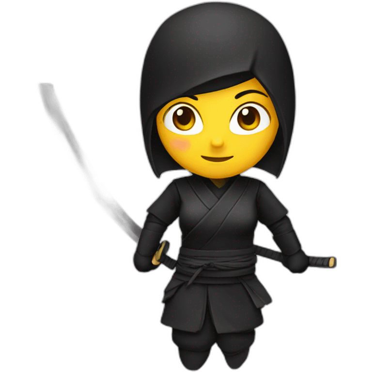 female ninja emoji