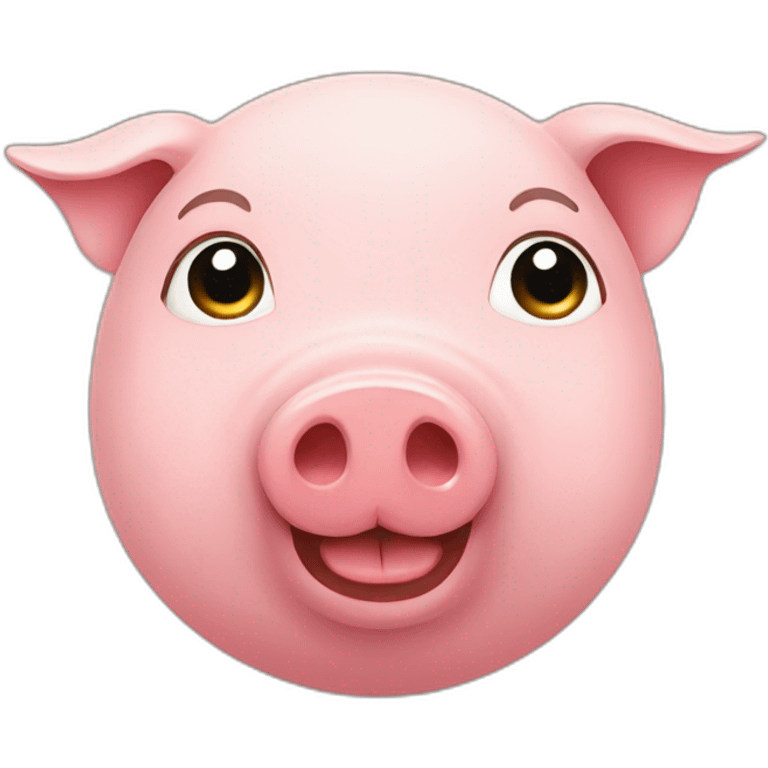 Pigs funny emoji