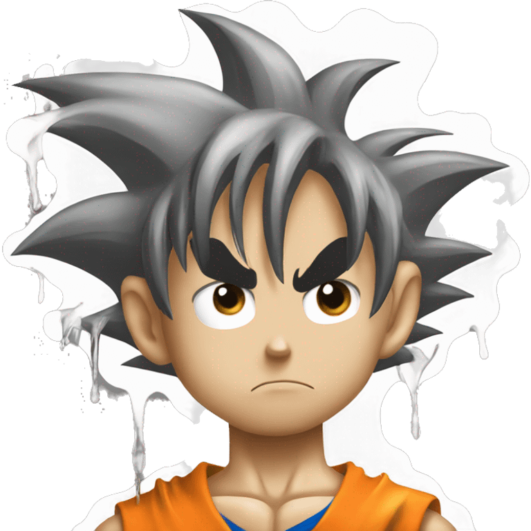 Goku with drip emoji