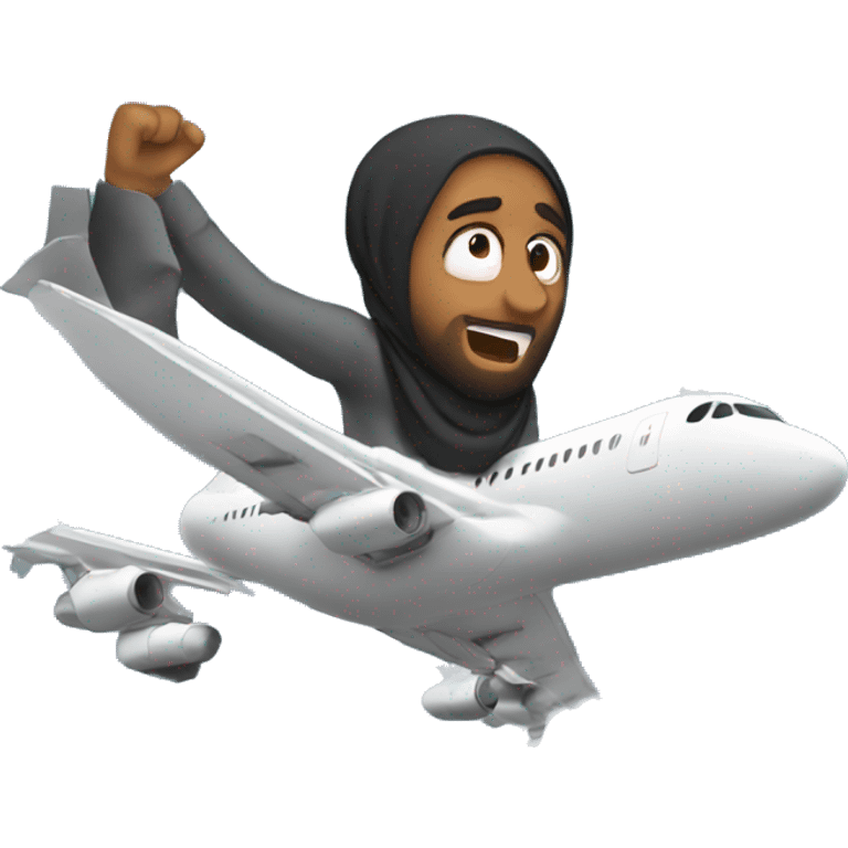 Muslim crashing a plane emoji