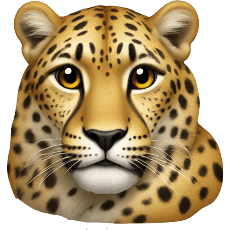 Leopar kalp emoji