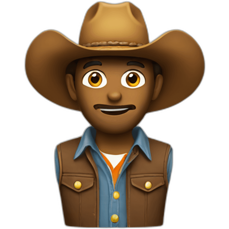 JavaScript but with a cowboy hat emoji