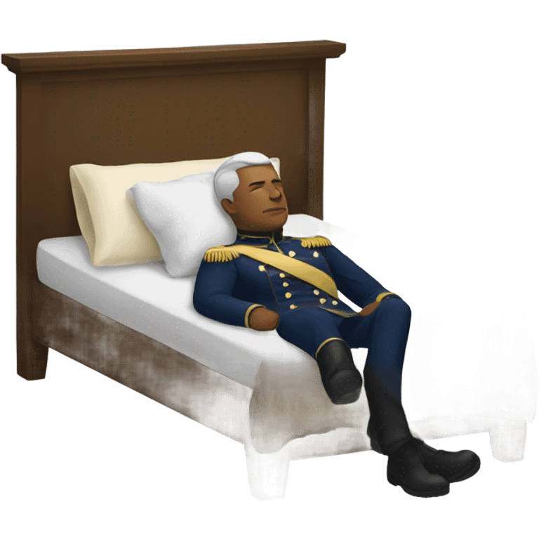 washington commander sleeping on bed emoji