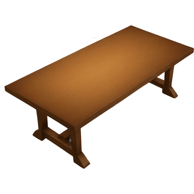 modern wood table emoji