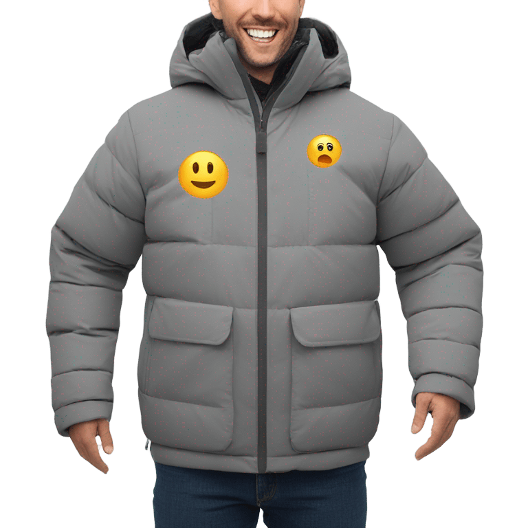 Winter jacket emoji