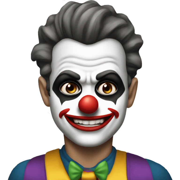 Batman as a birthday party clown emoji