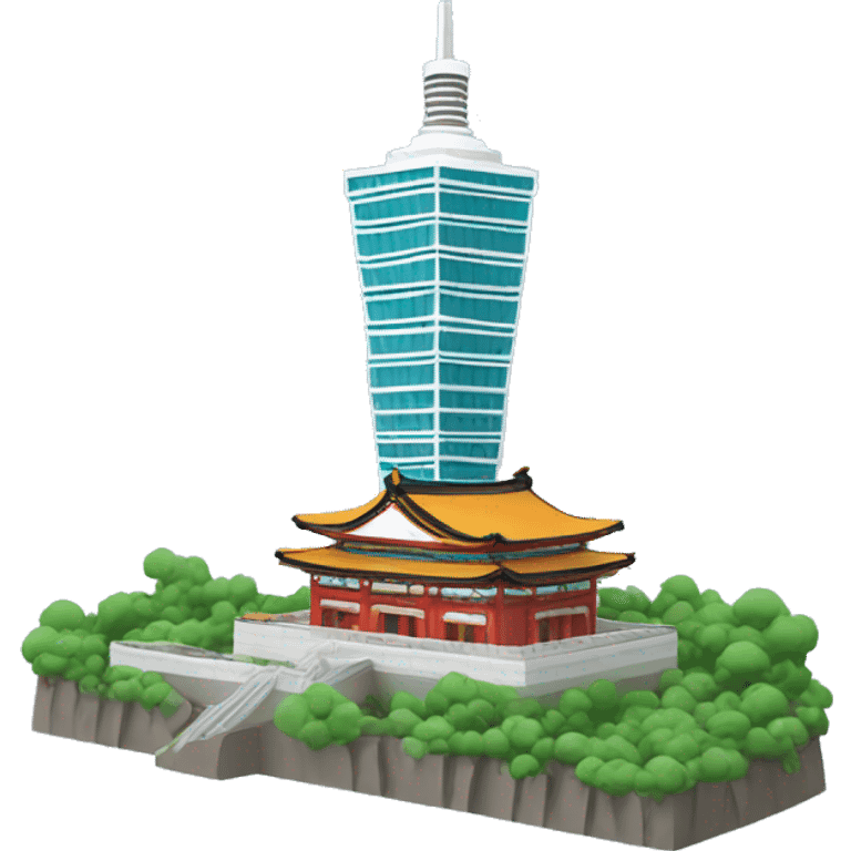 Taipei 101 emoji