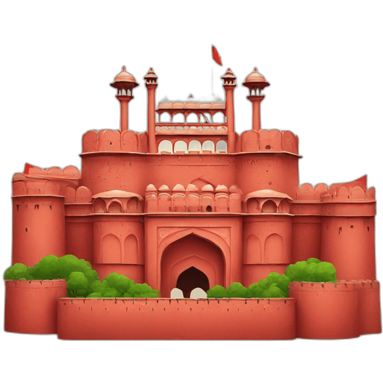 Red fort emoji