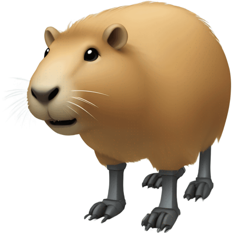 Capybara robot emoji