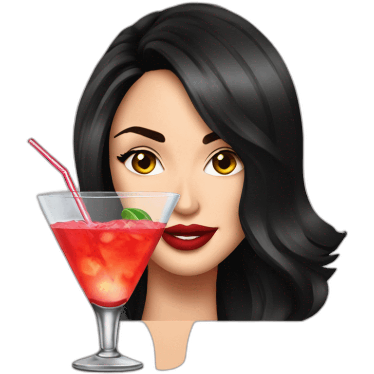 Megan Fox drink cocktail emoji