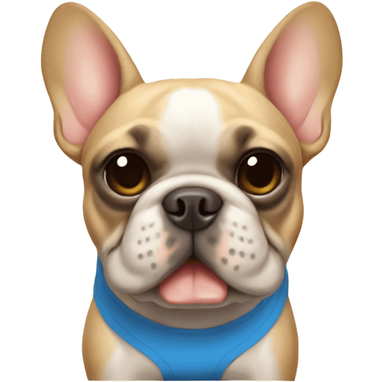 French bulldog in board shorts emoji