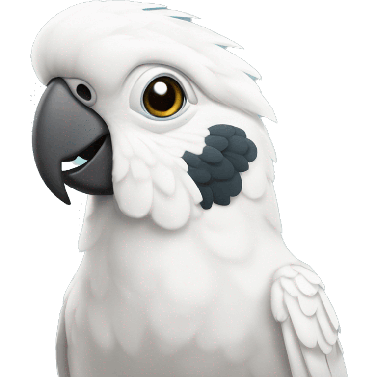 Goffin’s cockatoo emoji