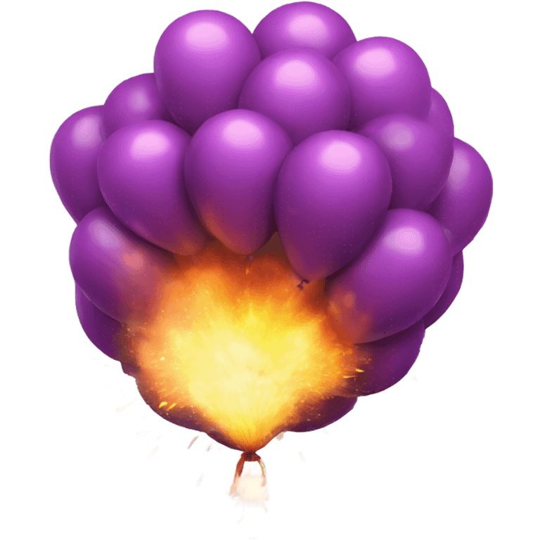 Exploding balloon emoji