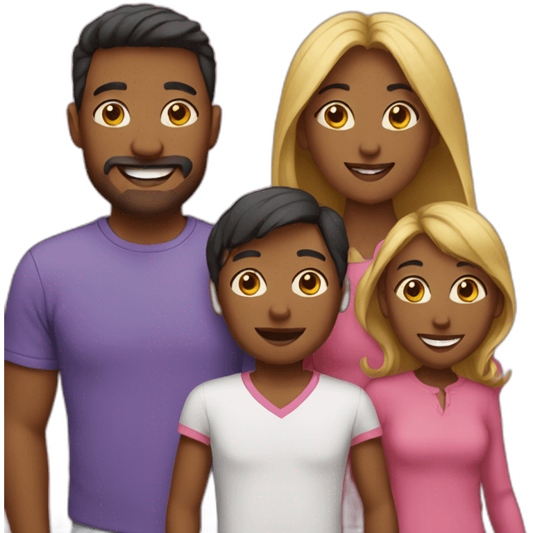 family of 4 emoji