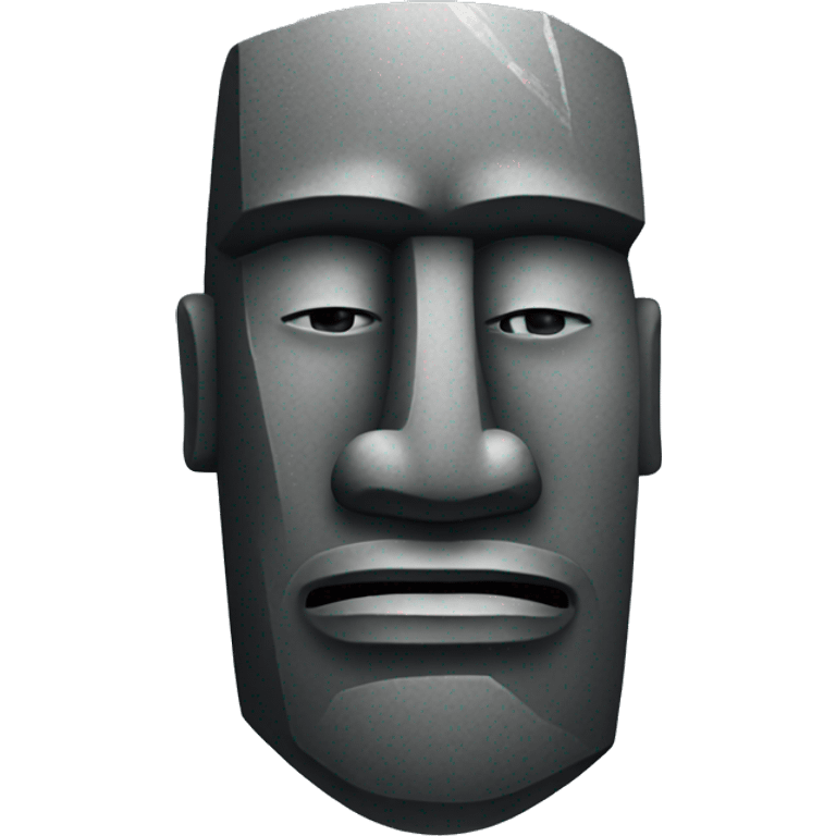 Moai, that is made from diamon emoji