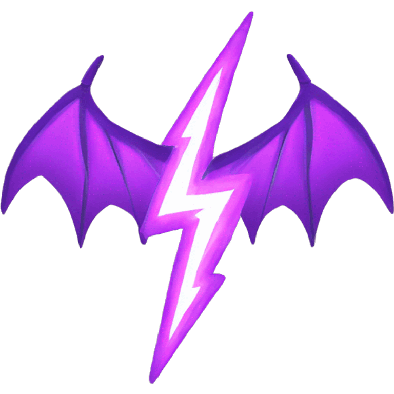 lightning bolt with dragon wings emoji