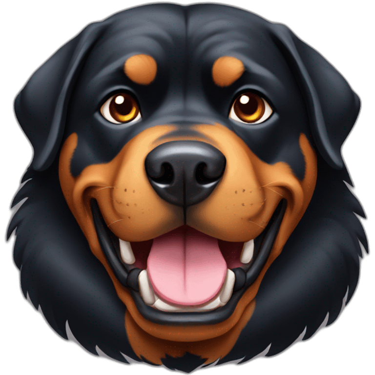 big dog rottweiler emoji