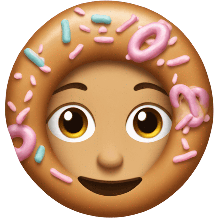 the name Madison made of doughnuts emoji