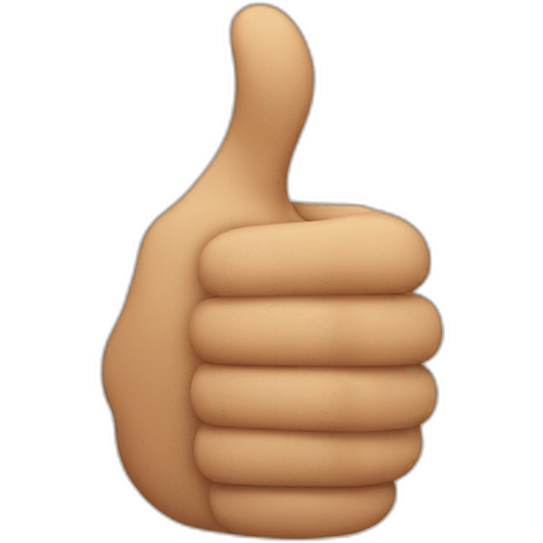 a hand emoji that is in between the thumbs up and thumbs down, in the middle hesitating emoji