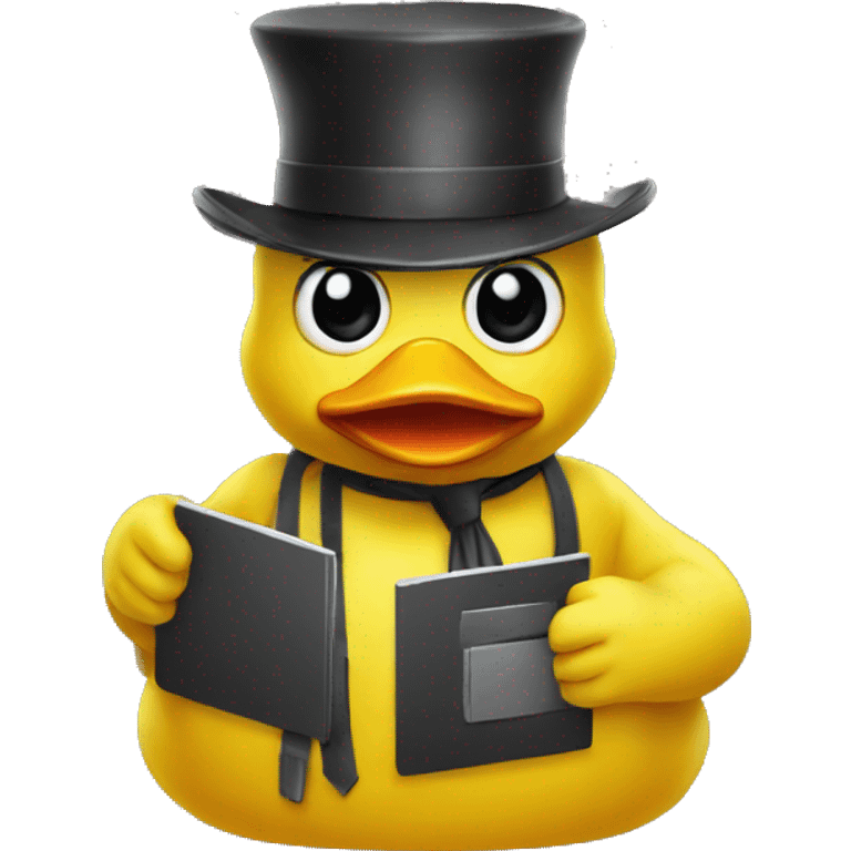 Rubber ducky programmer emoji