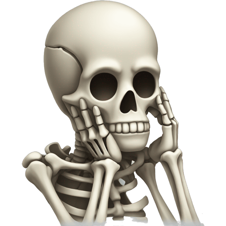 skeleton facepalm emoji