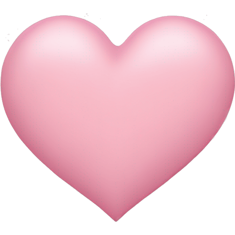 Light pink heart emoji