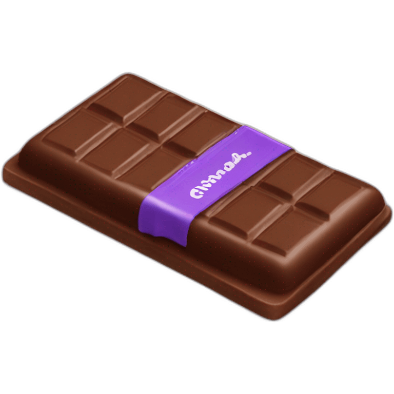 Chocolat Milka tablette emoji