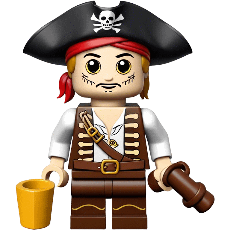 Kid lego pirate emoji