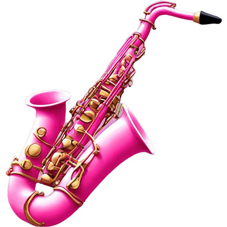 pink saxophone emoji