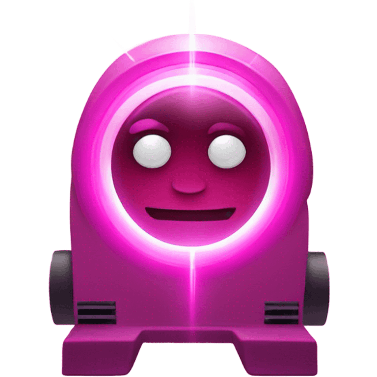 pink laser emoji