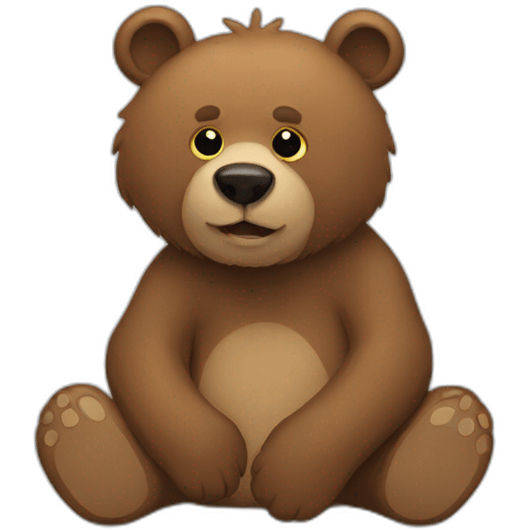 Bear with autism emoji