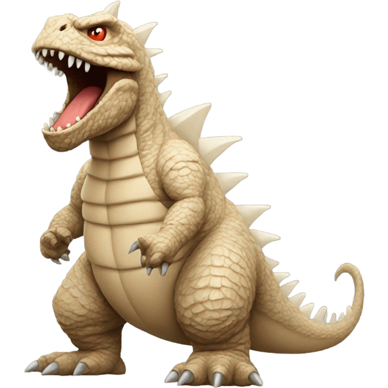 Beige godzilla  emoji